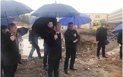 浦江县委书记程天云调研世界杯官方网站建设项目