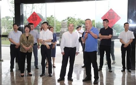 浙江省委宣传部部长朱国贤一行莅临世界杯官方网站考察调研